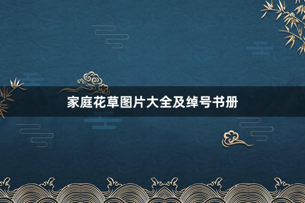 家庭花草图片大全及绰号书册